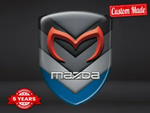 Mazda Domed Sticker Max Durable Stylish Pro Performance